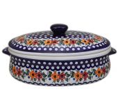 Bread bin - Polish pottery