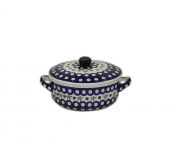 saucepan with a cover - Polish pottery