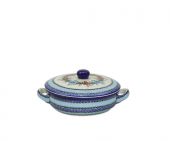 saucepan with a cover - Polish pottery