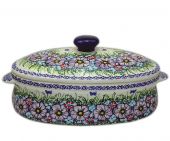 Bread bin - Polish pottery
